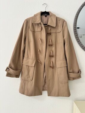 Gap Camel Wool Toggle Coat
